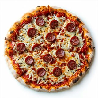 Pizza wurstel normale