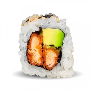 Uramaki de pollo frito (8pz)