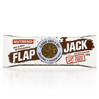 Nutrend flapjack gluten free chocolate + banana with dark chocolate 