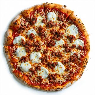 Pizza rossa viennese - al piatto