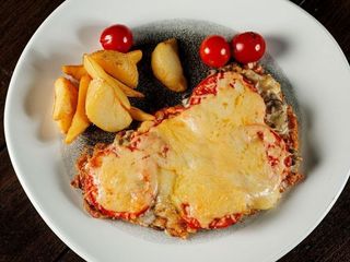 Відбивна з грибним соусом (380g)