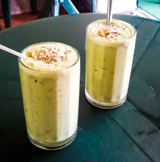 jus d'avocat au lait