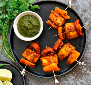 Tandoori Fish Tikka Grilled In Tandoor