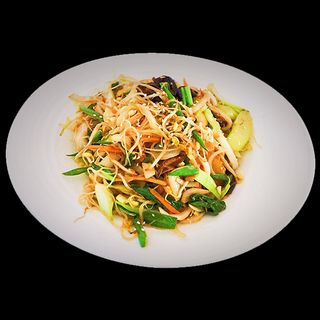 220 Fideo De Arroz Salteado Con Verduras