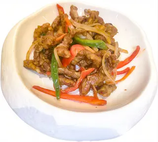 108 Ternera estilo sichuan