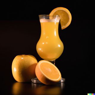 Jus De Pomme  à L'orange