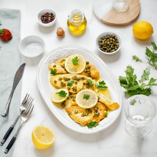 Escalopes De Poulet  Au Citron