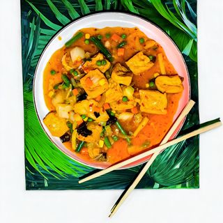 Tofu w sosie słodko-kwaśnym