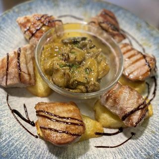 Medallones De Solomillo De Cerdo En Cama De Setas