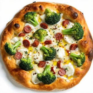 Broccoli e salsiccia singola