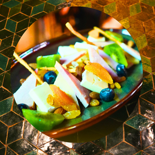 Assiette de fromages et charcuteries