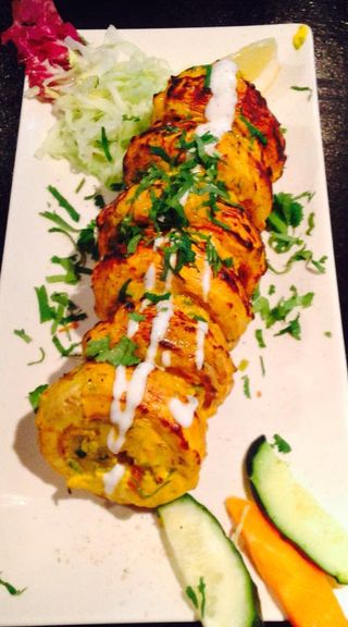 Tandoori Seta Relleno/Stuffed Tandoori Mushroom