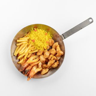 Креветки и кальмары