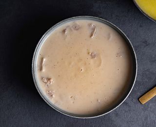 Supa crema de telina cu ghimbir si curcan