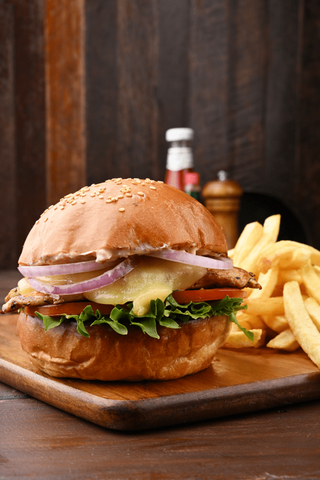 Grilled Chicken Cheese Burger 