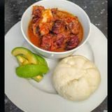 Matooke And Posho Plain Without Pork