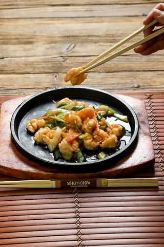 Gamberi alla piastra