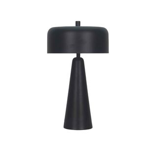 Lampa stolna 40 cm, crna