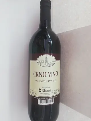 Vino Korčulansko crno 1L