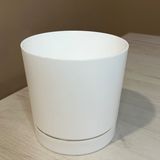 Горщик для пересадки рослин, білий 