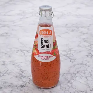Dola Basil Seed Drink Strawberry Flavor