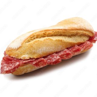Panino con salame ungherese