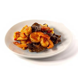 209.- Gambas Con Setas