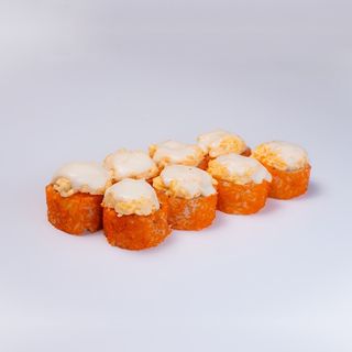 Запеченнный с моцареллой и крабом