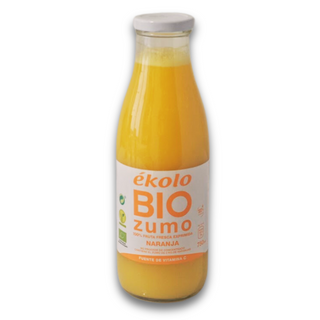 Zumo de naranjas ecológicas 100% exprimidas 750ml