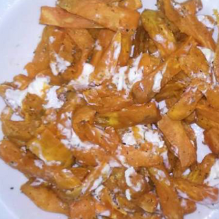 Boniato casero trufado 