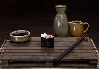 Սուշի գունկան Ճերմակ ծովախեցգետին 