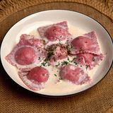 Ravioli sa rikotom i lososom u krem ​​sosu 8 komada