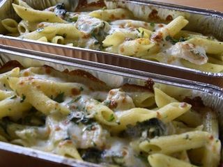 2. Penne pollo con spinaci