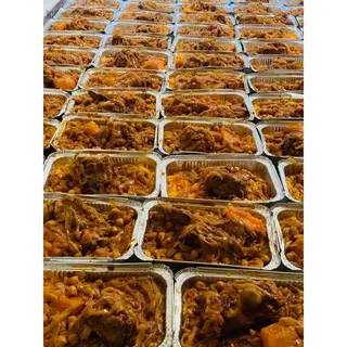 Pilau, Spaghetti & Fried Beef