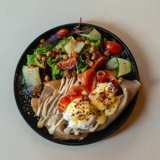 Гречаний млинець з лососем (400г)