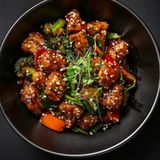 Пилешко филе в соев сос (600г)