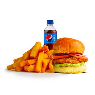 Crispy Chicken Burger Combo