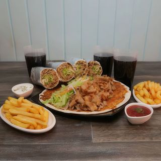 Menú Lahmacun Para Tres