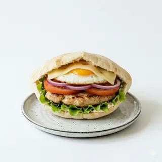 Pan Pita Hamburguesa