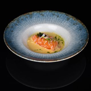 60. Carpaccio Salmón (4 Pzs.)