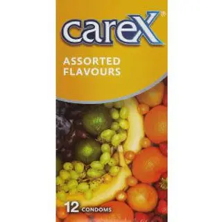 Préservatif Assorted Flavours Carex - 12 Unités