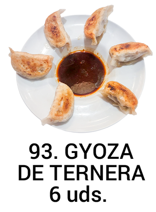 90. Gyoza De Ternera (6 Uds.)