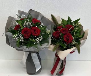 Buket s 5 crvenih ruža