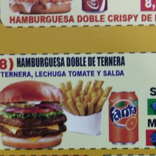 Hamburguesa Doble De Ternera