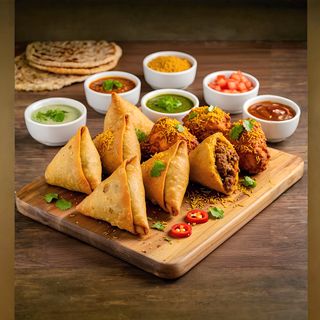 Samosa platter beef & chicken