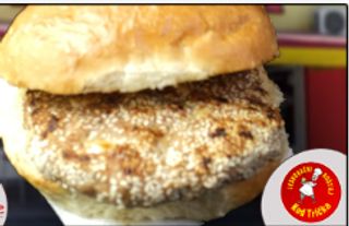 Mala pljeskavica sa susamom i pečurkama