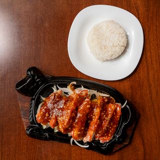 Kurczak w sosie cytrynowo-czosnkowym