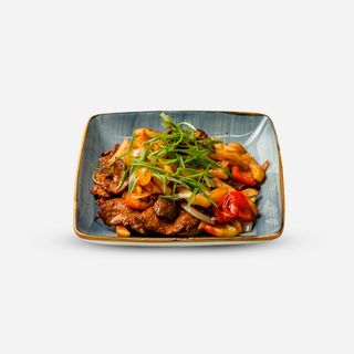 Кебаб из говядины с фри