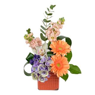 Aranjament floral cu matthiola