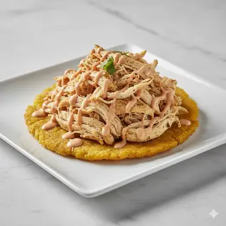 Patacón Con Pollo